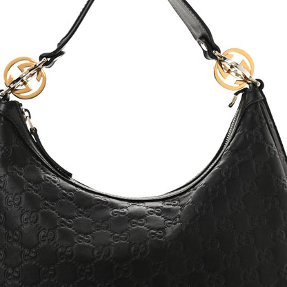 Gucci Guccissima Medium GG Twins Hobo Black 12 of 12