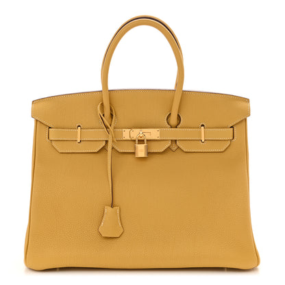 Hermes Togo Birkin 35 Curry 1 of 9