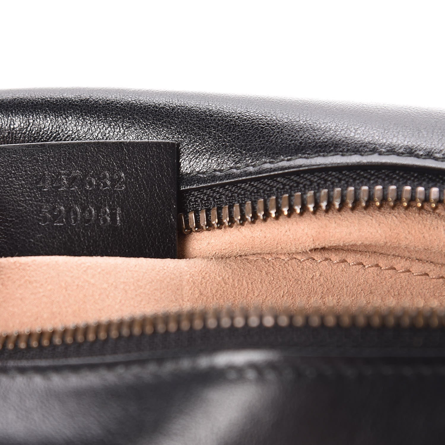 Gucci Calfskin Matelasse Small GG Marmont Chain Shoulder Bag Black 7 of 9