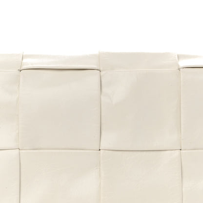 Bottega Veneta Paper Calfskin Intrecciato Cassette Belt Bag White 8 of 11