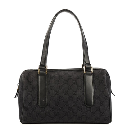 Gucci Denim Monogram Small Duffle Bag Dark Brown 1 of 7