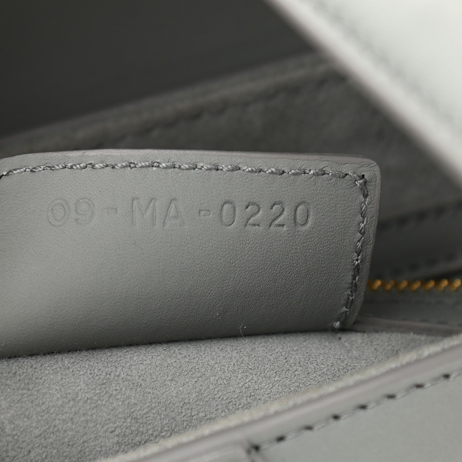 Christian Dior Ultra Matte Calfskin Saddle Bag Grey 6 of 9