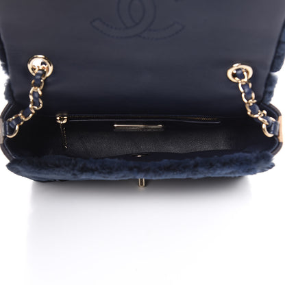 Chanel Orylag Lambskin Mini Rectangular Flap Blue 5 of 11