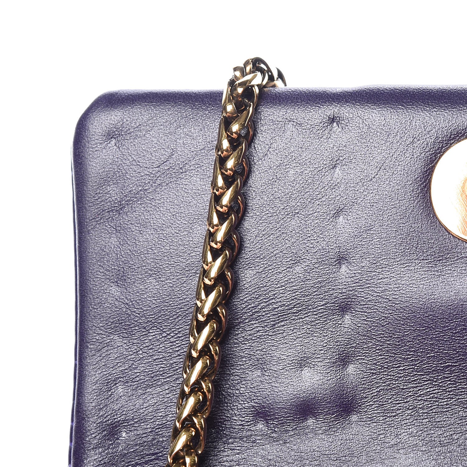 Christian Louboutin Calfskin Spiked Sweety Charity Crossbody Bag Purple 11 of 13