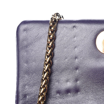 Christian Louboutin Calfskin Spiked Sweety Charity Crossbody Bag Purple 11 of 13