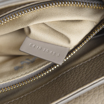 Chloe Shiny Grained Calfskin Small Aby Day Shoulder Bag Motty Grey 8 of 12