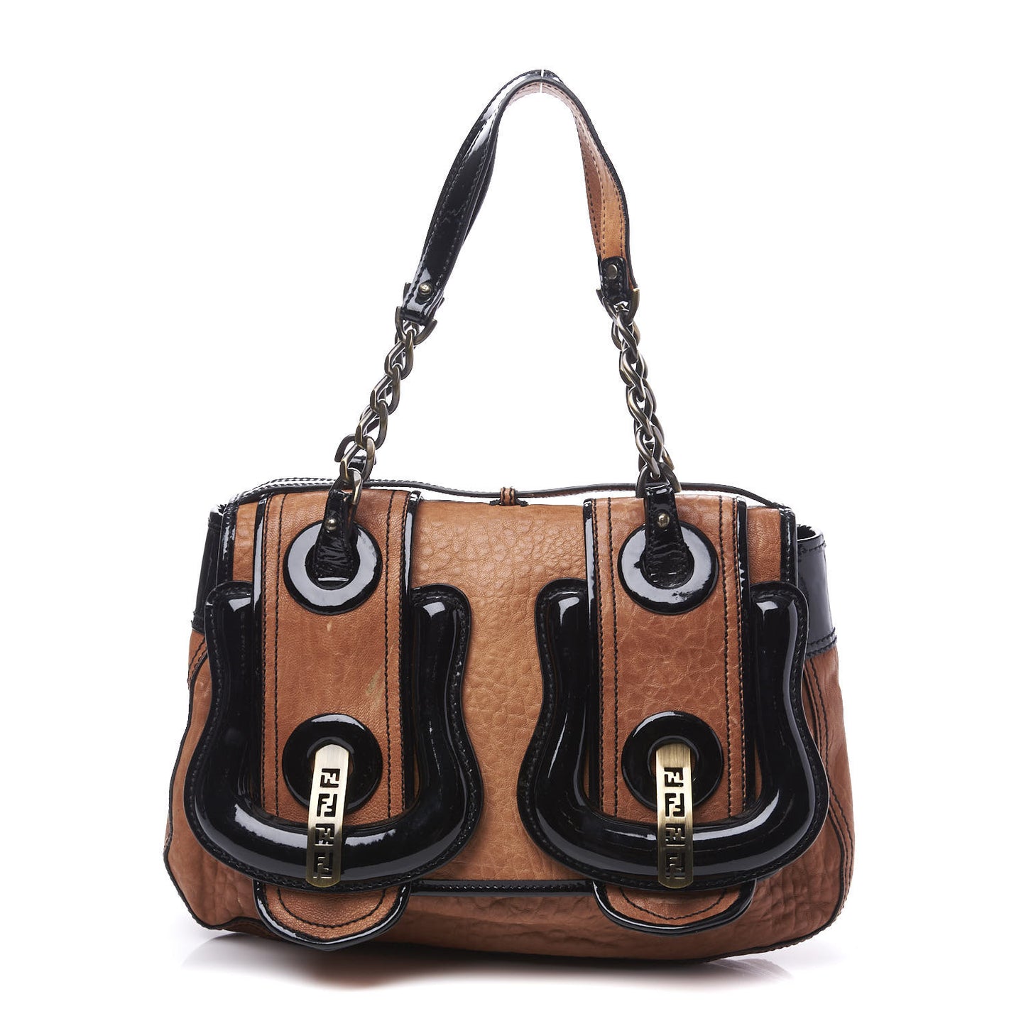 Nappa Patent B Bag Osso Black