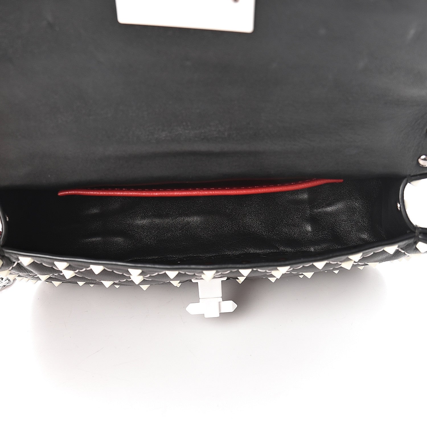 Valentino Garavani Lambskin Small Free Rockstud Spike Shoulder Bag Black 5 of 21