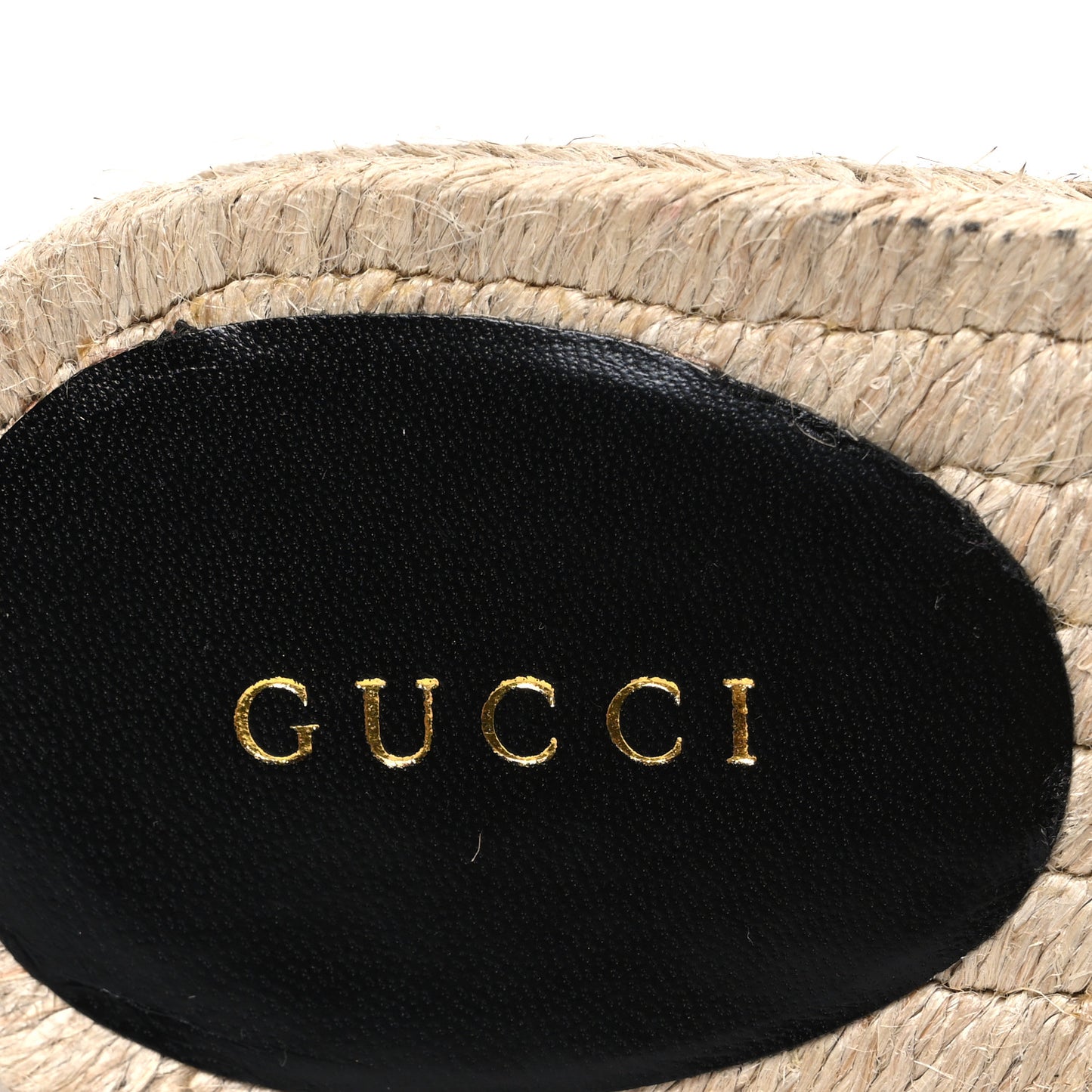 Nappa Matelasse GG Marmont Espadrille Slippers 37.5 Black
