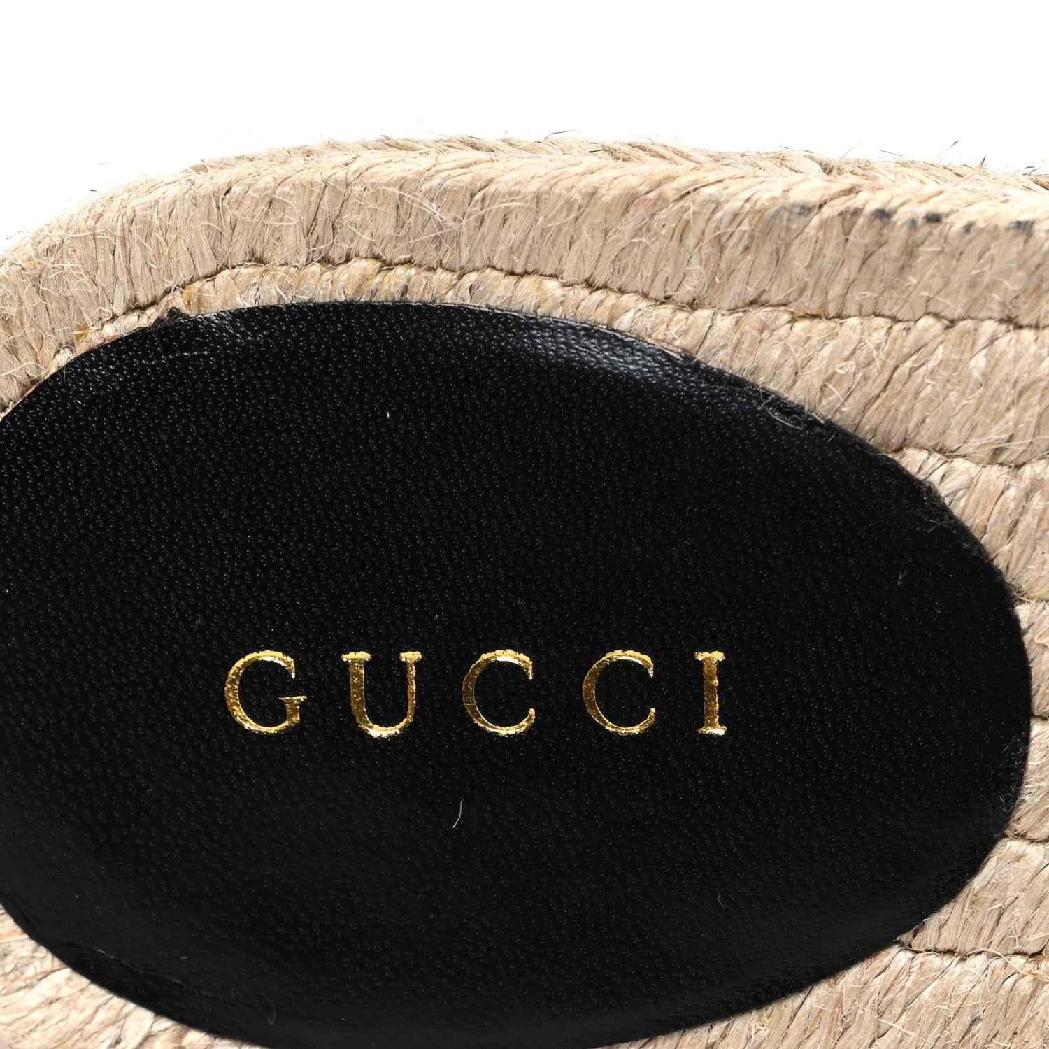 Gucci Nappa Matelasse GG Marmont Espadrille Slippers 37.5 Black 9 of 11