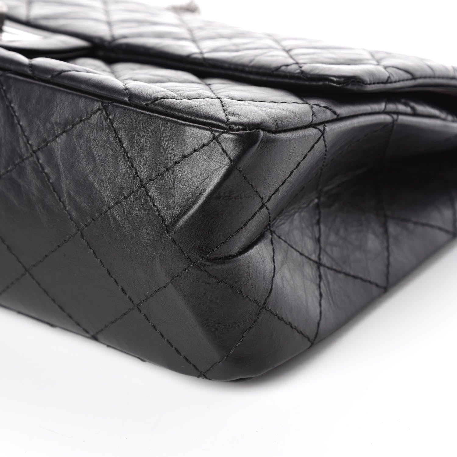 Chanel Aged Calfskin Quilted 2.55 Reissue 227 Flap Black 6 of 10
