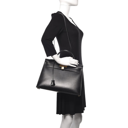 Hermes Box Kelly Sellier 35 Black 2 of 53