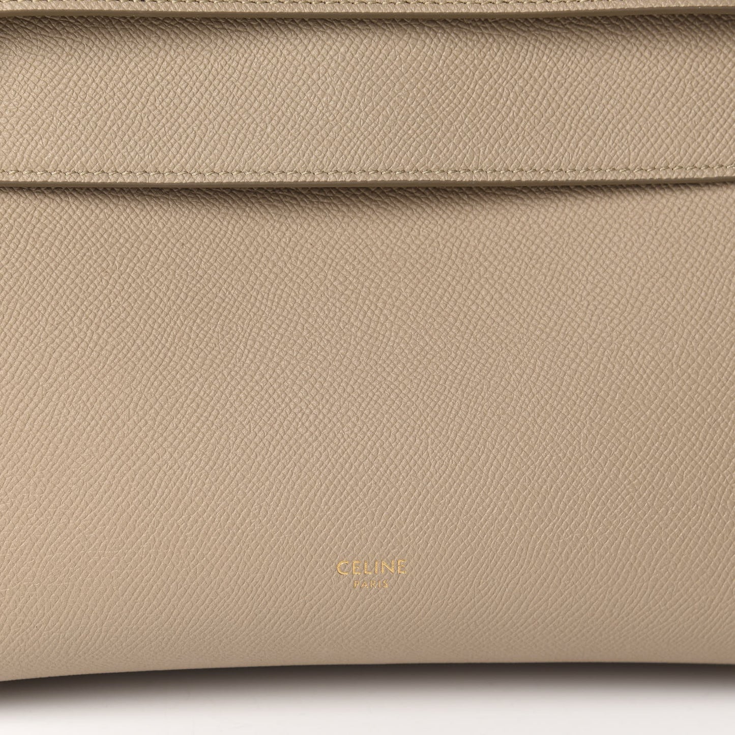 Grained Calfskin Mini Belt Bag Light Taupe