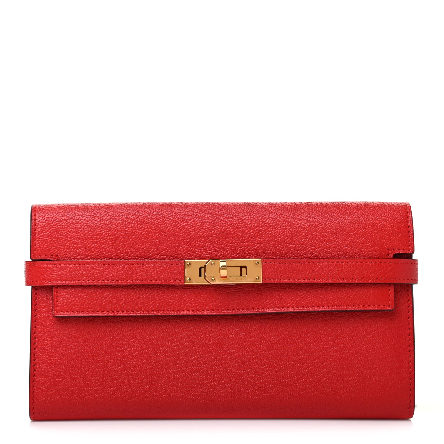 Chevre Mysore Kelly Longue Wallet Rouge Tomate
