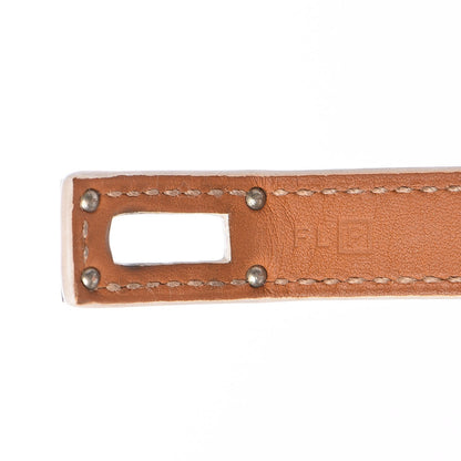 Hermes Epsom Kelly Double Tour Bracelet S White 5 of 6