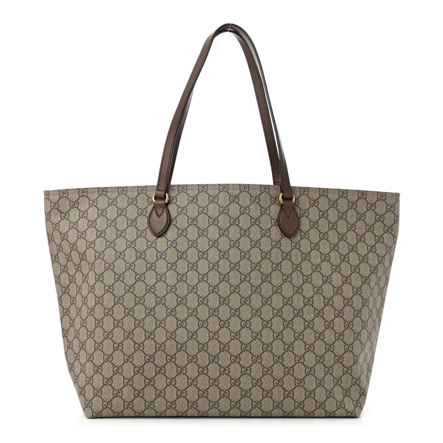 GG Supreme Monogram Medium Ophidia Shopping Tote Ebony