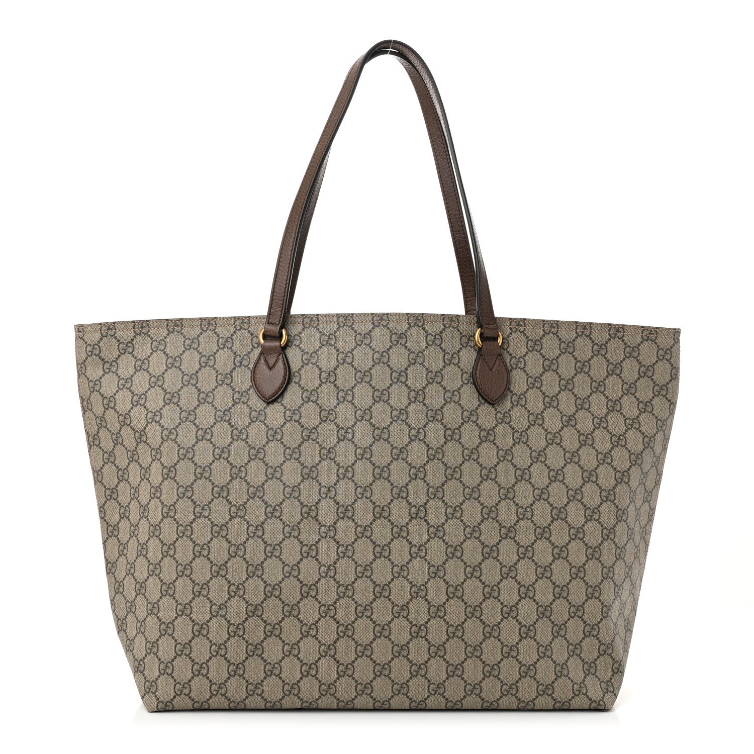 Gucci GG Supreme Monogram Medium Ophidia Shopping Tote Ebony 1 of 10