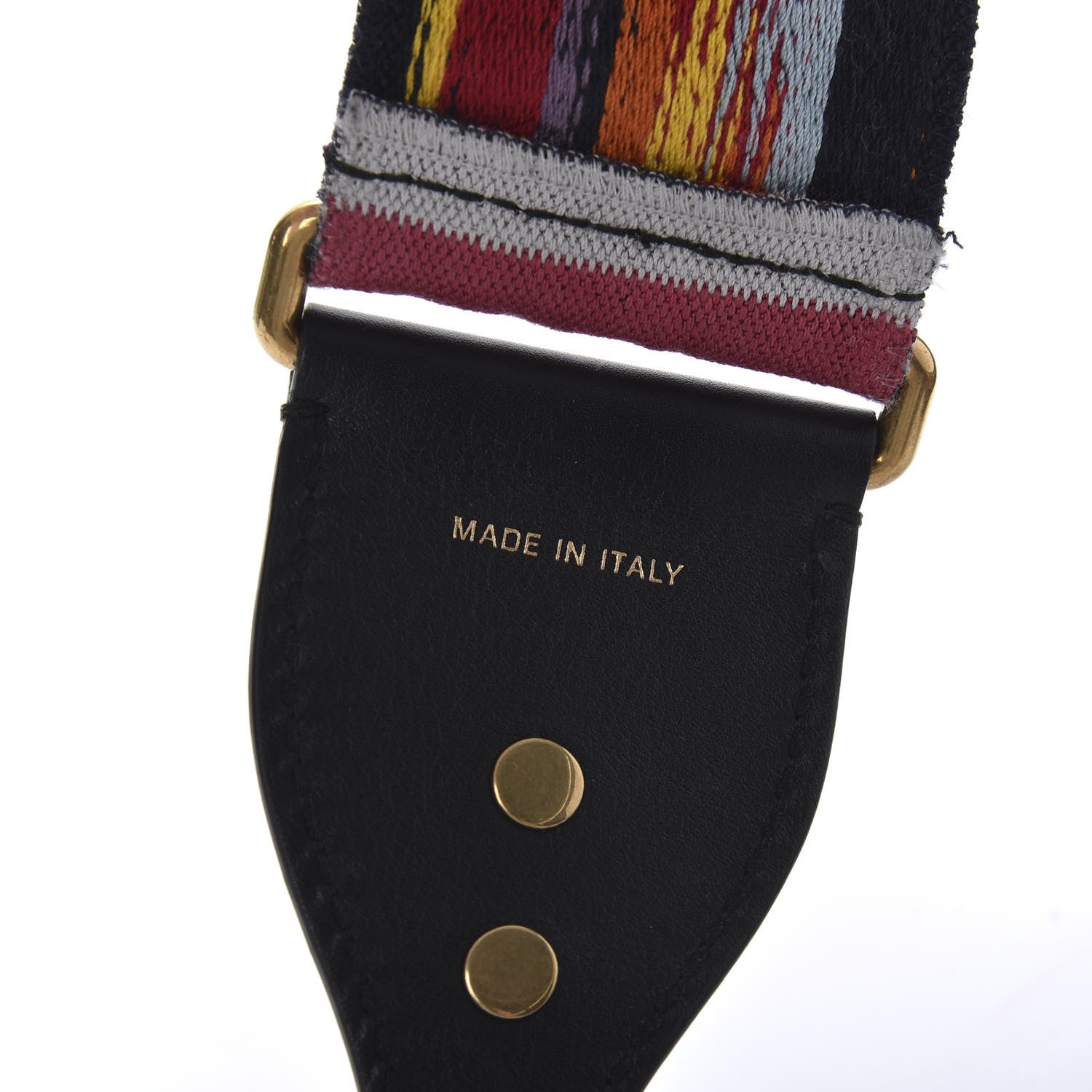 Christian Dior Canvas Embroidered Studded Rainbow J’Adior Shoulder Strap 5 of 5