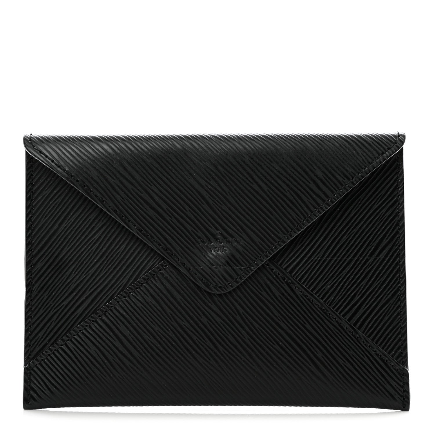 Louis Vuitton Epi Envelope Pouch Black 1 of 6