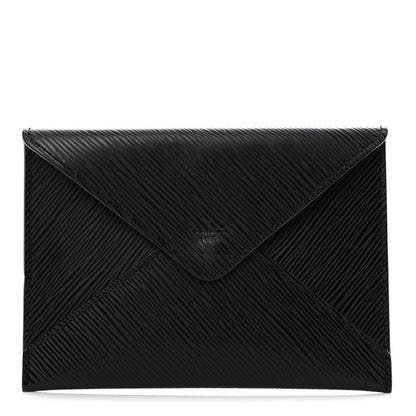 Louis Vuitton Epi Envelope Pouch Black 1 of 6