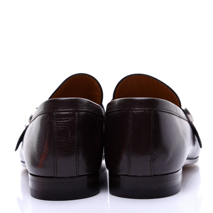 Gucci Goatskin Mens GG Loafers 9.5 Cocoa 4 of 15
