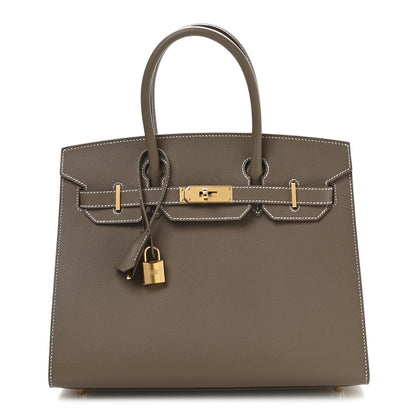 Hermes Epsom Birkin Sellier 30 Etoupe 1 of 11