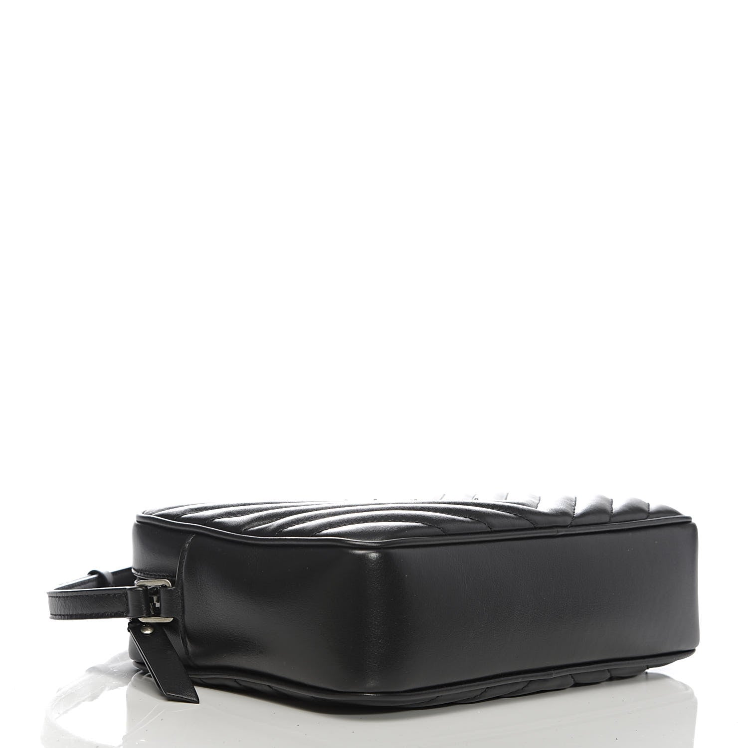 Saint Laurent Calfskin Matelasse Monogram Lou Camera Bag Black 4 of 10