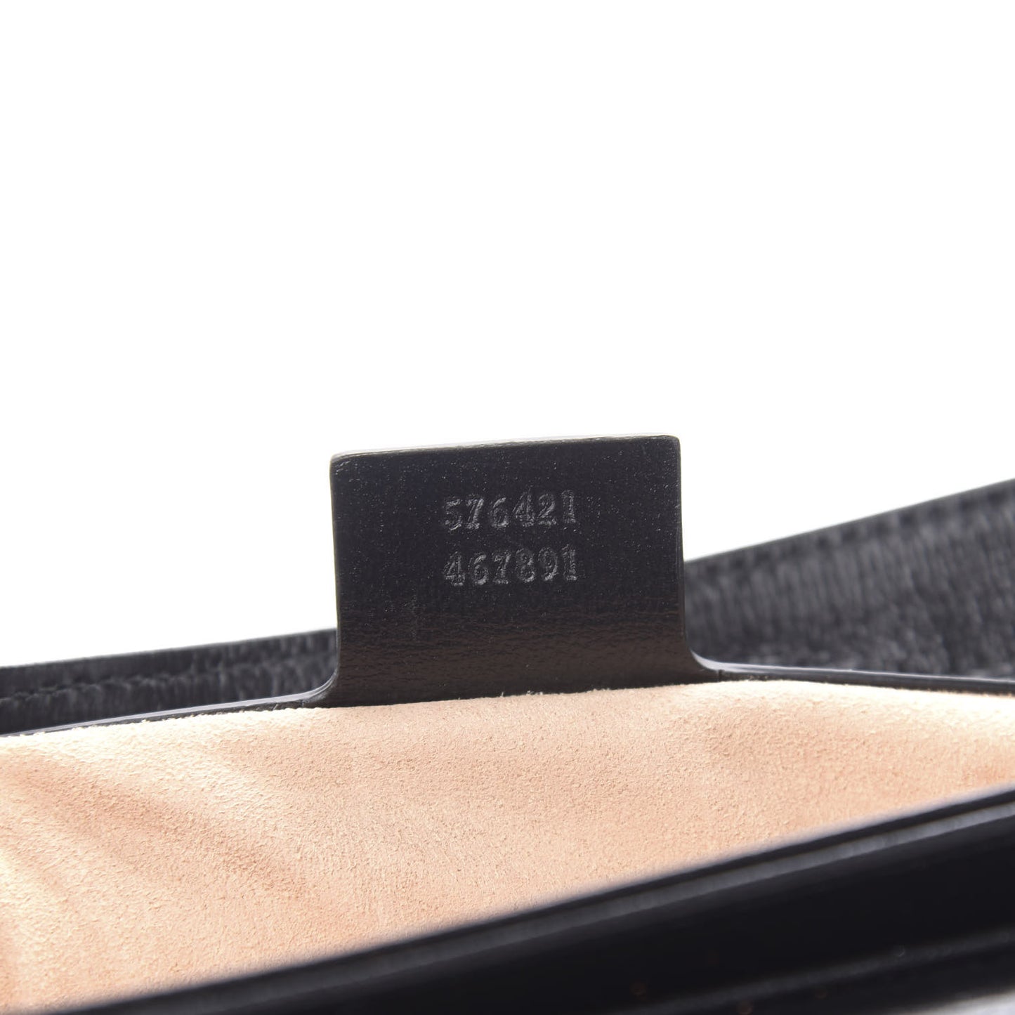 Azalea Calfskin Small Marina Chain Shoulder Bag Black