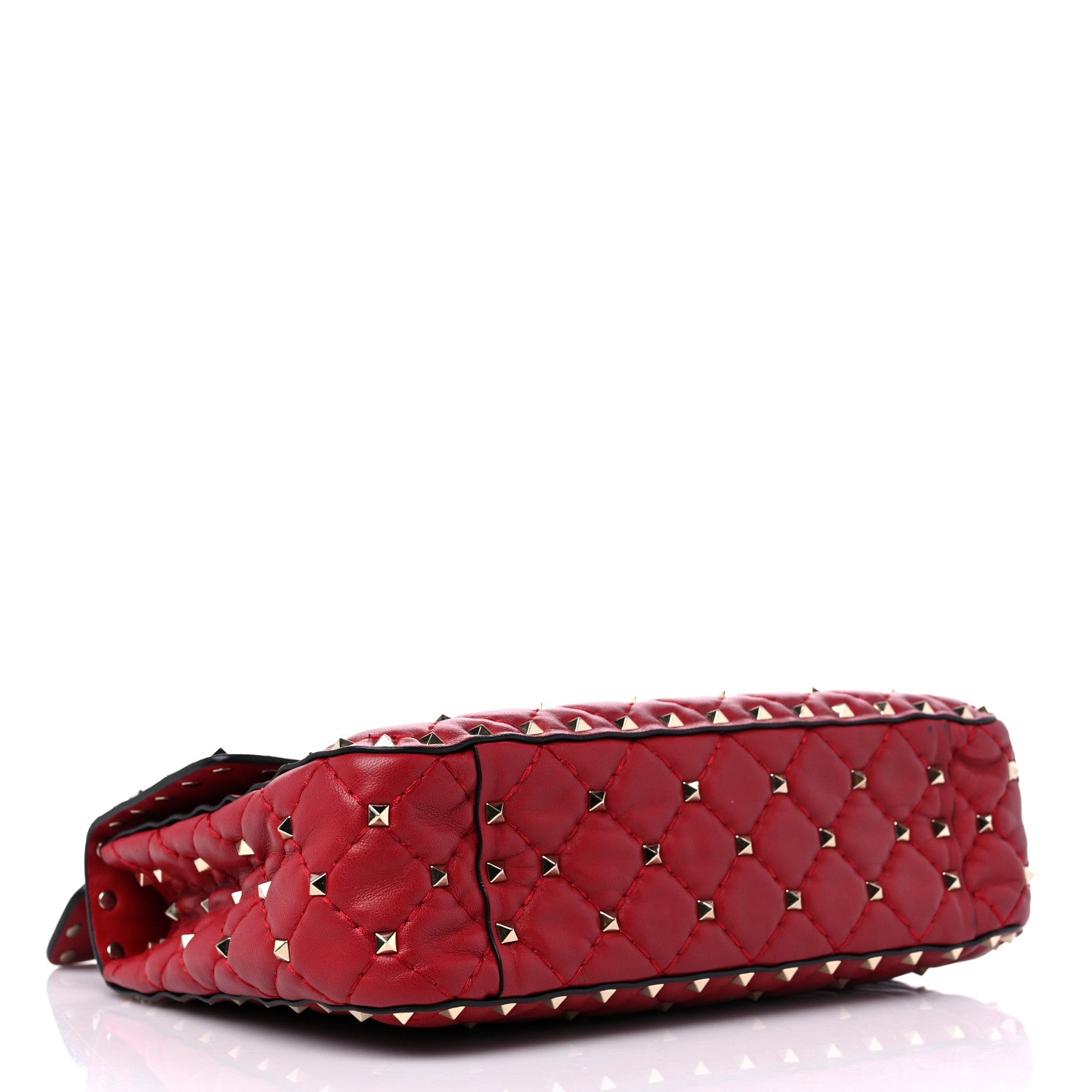 Valentino Garavani Nappa Medium Rockstud Spike Shoulder Bag Rosso Valentino 4 of 10