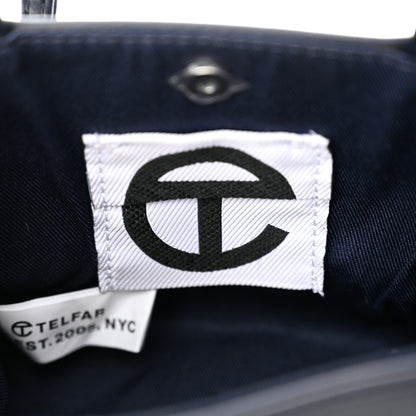 Telfar Vegan Leather Small Shopping Bag Navy 7 of 10