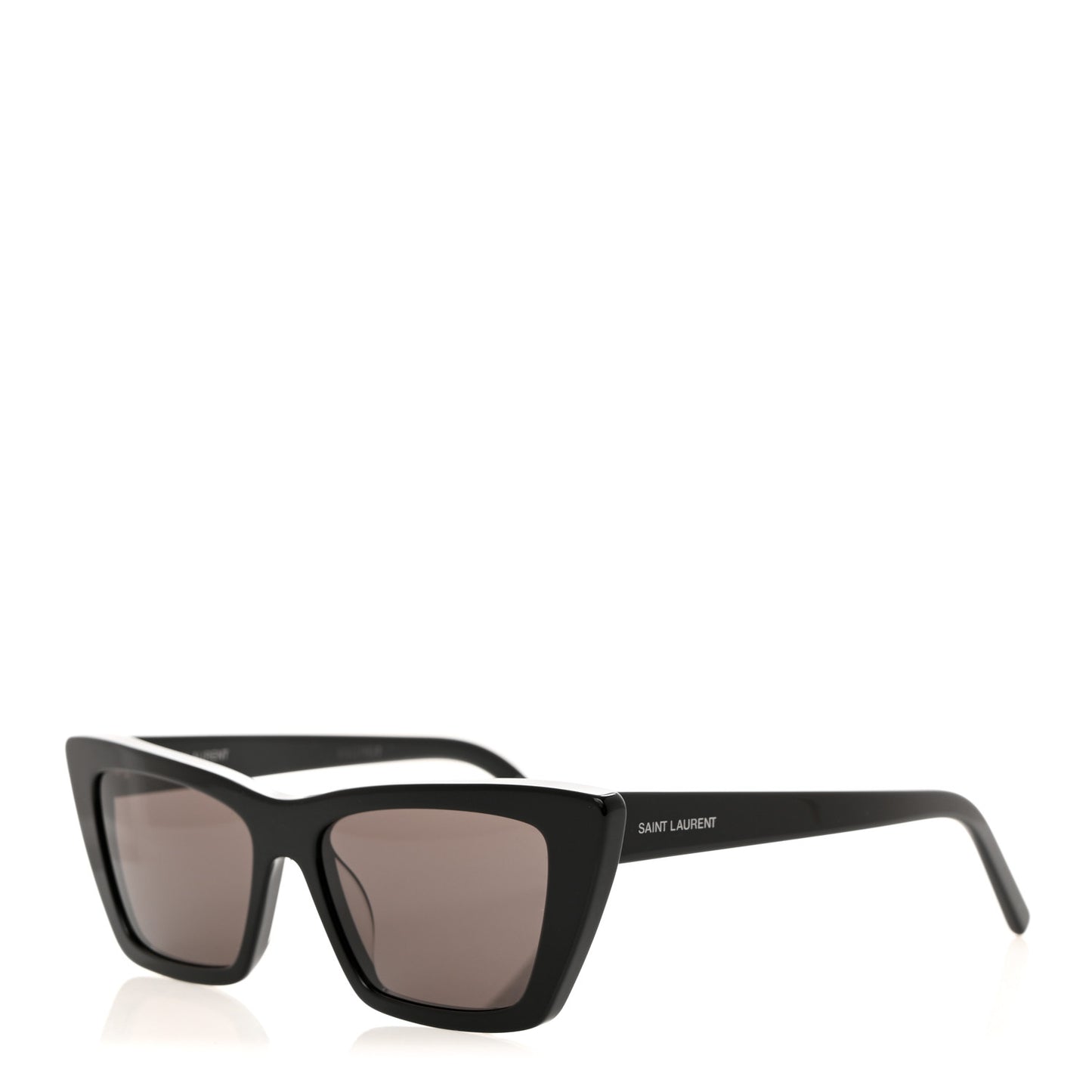 Acetate Mica Cat Eye Sunglasses SL 276 Black