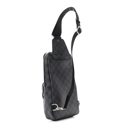Louis Vuitton Damier Graphite Wild Animals Avenue Sling Backpack 3 of 9