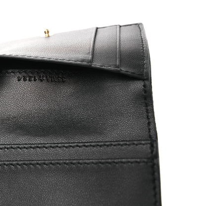 Christian Dior Lambskin Cannage Small Lady Dior Flap Card Holder Black 7 of 8