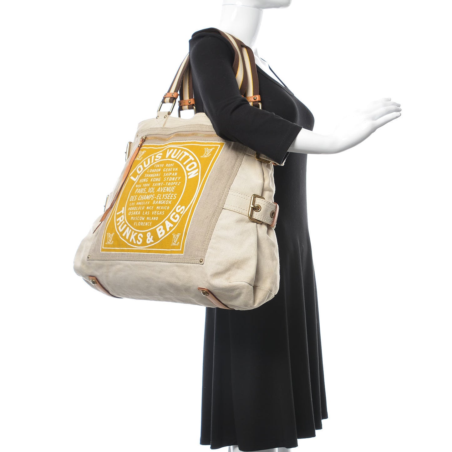 Toile Globe Shopper Cabas GM