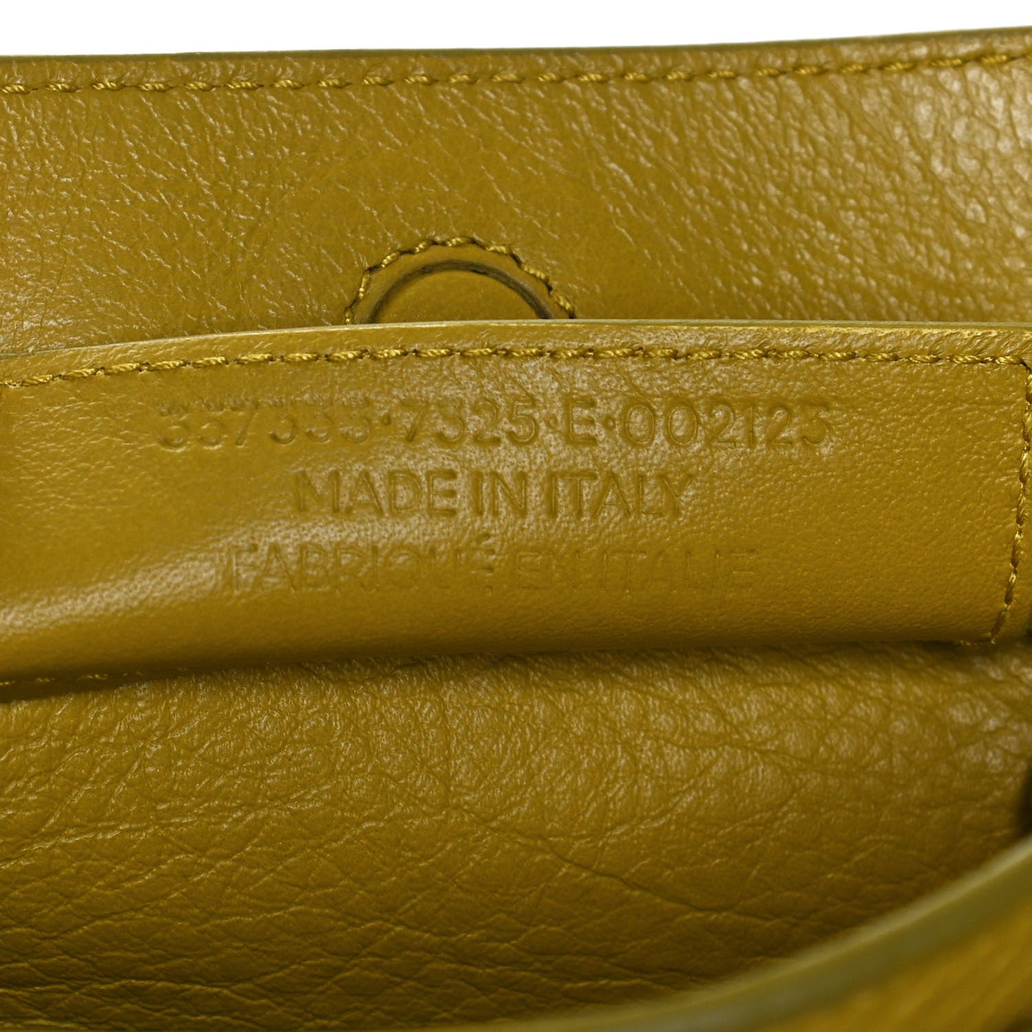Balenciaga Veau Papier A4 Zip Around Tote Jaune Epi 6 of 11