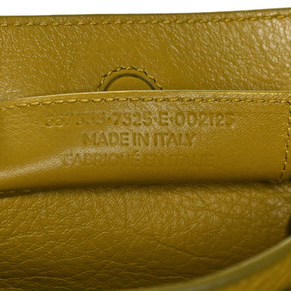 Balenciaga Veau Papier A4 Zip Around Tote Jaune Epi 6 of 11