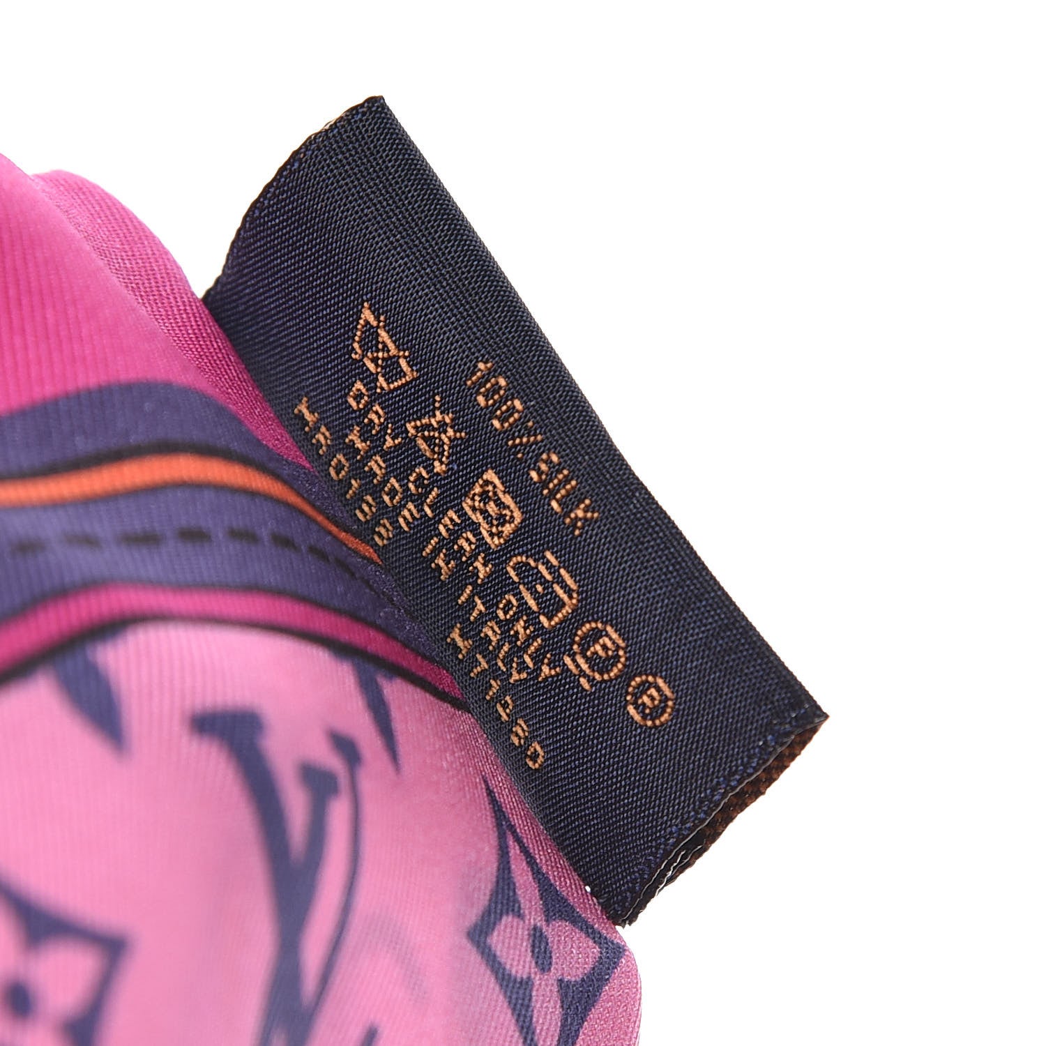 Louis Vuitton Silk Monogram Superstition Bandeau Rose 4 of 5