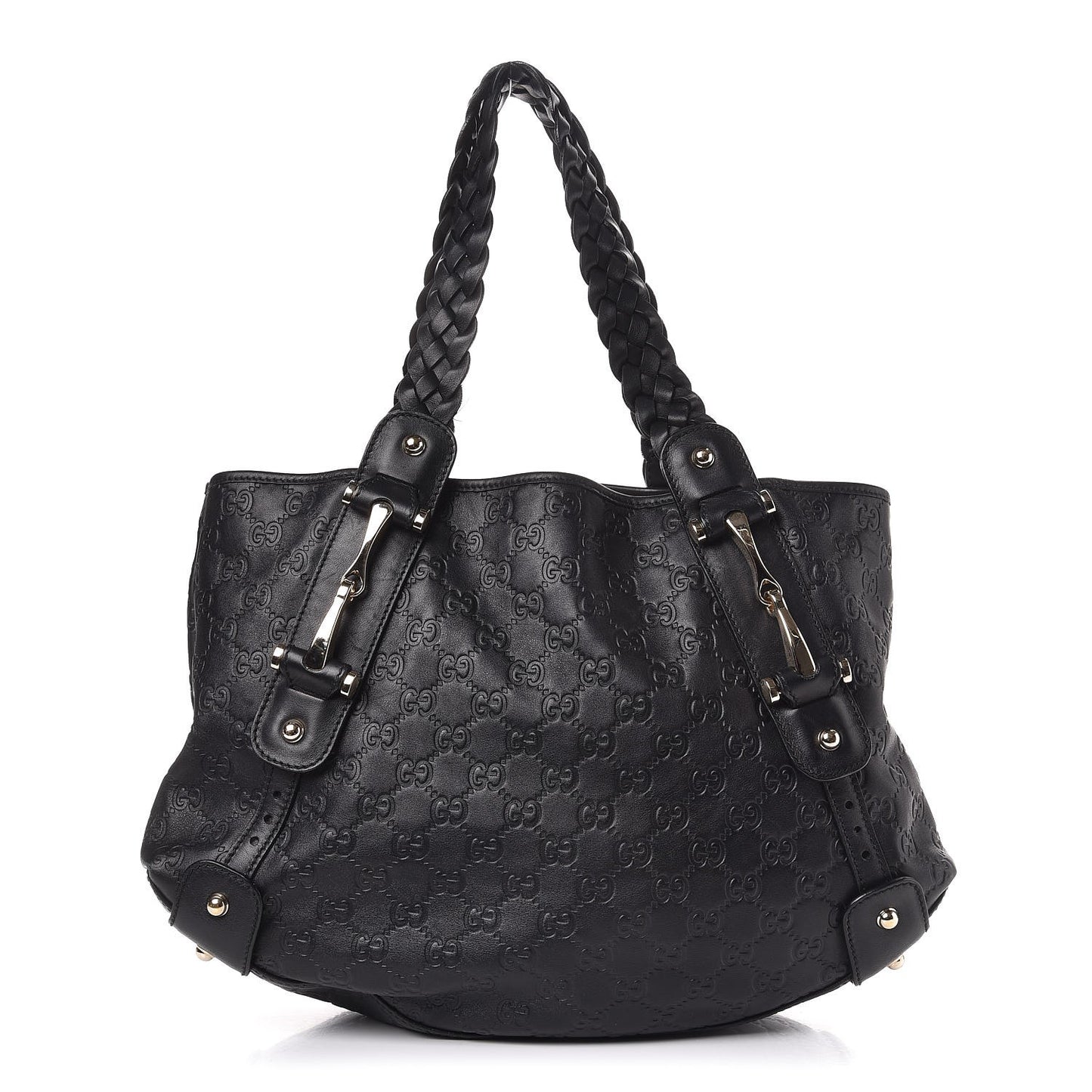 Guccissima Small Pelham Shoulder Bag Black