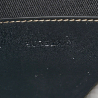 Burberry E-Canvas Calfskin Geometric Check Paddy Messenger Dark Birch Brown White 6 of 14