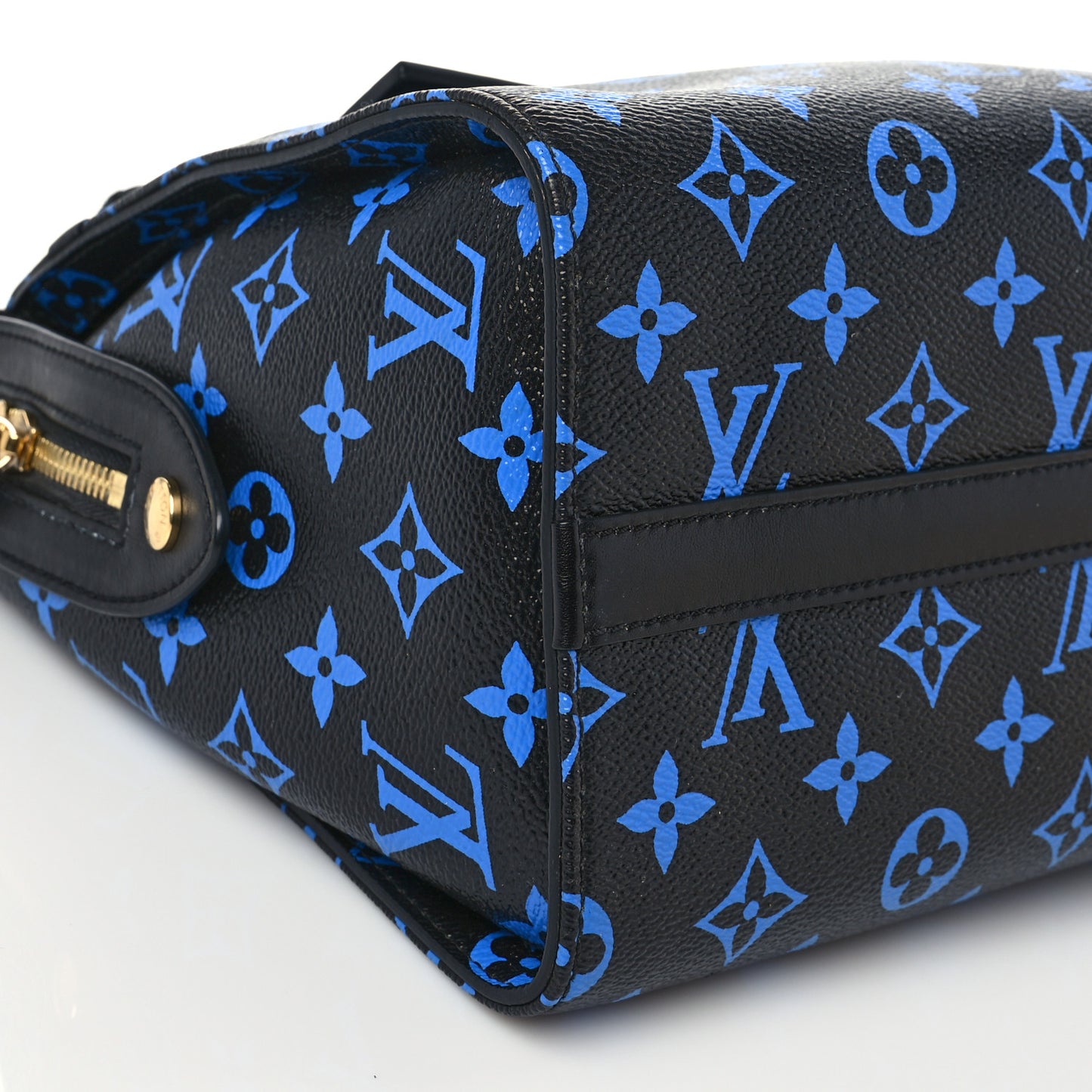 Colored Monogram Speedy Amazon PM Blue Black