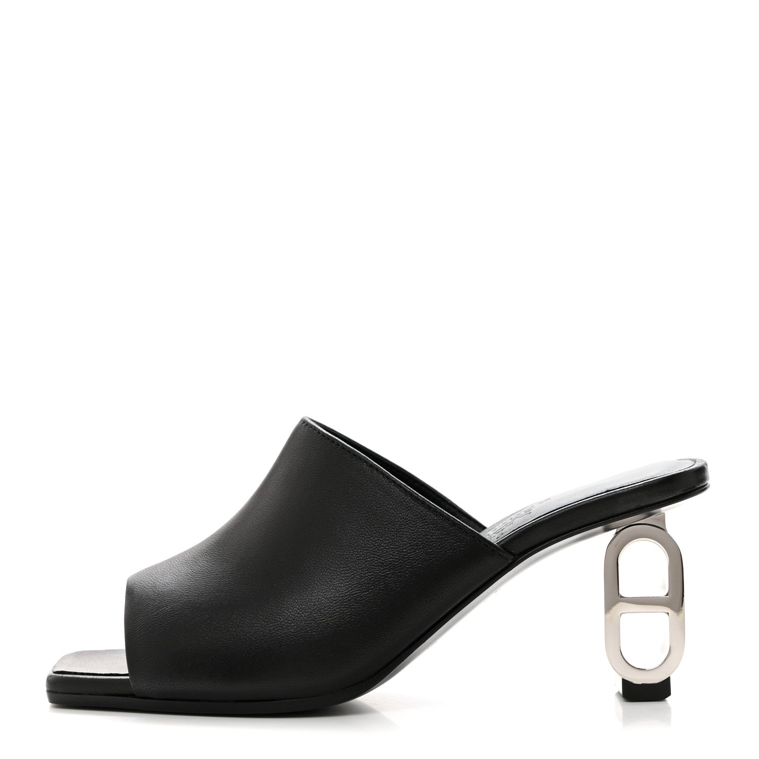 Hermes Nappa Iconique 60 Sandals 35 Black 1 of 9
