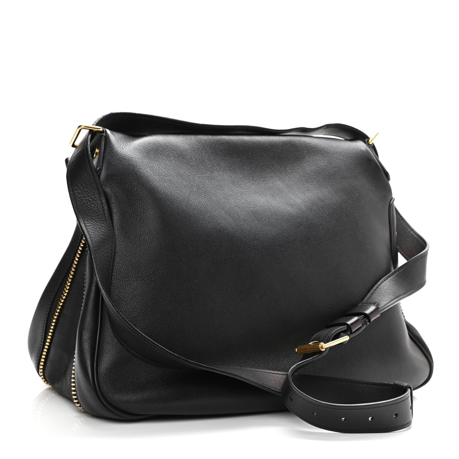 Tom Ford Calfskin Large Jennifer Crossbody Bag Black 2 of 9