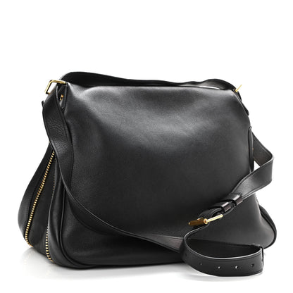Tom Ford Calfskin Large Jennifer Crossbody Bag Black 2 of 9