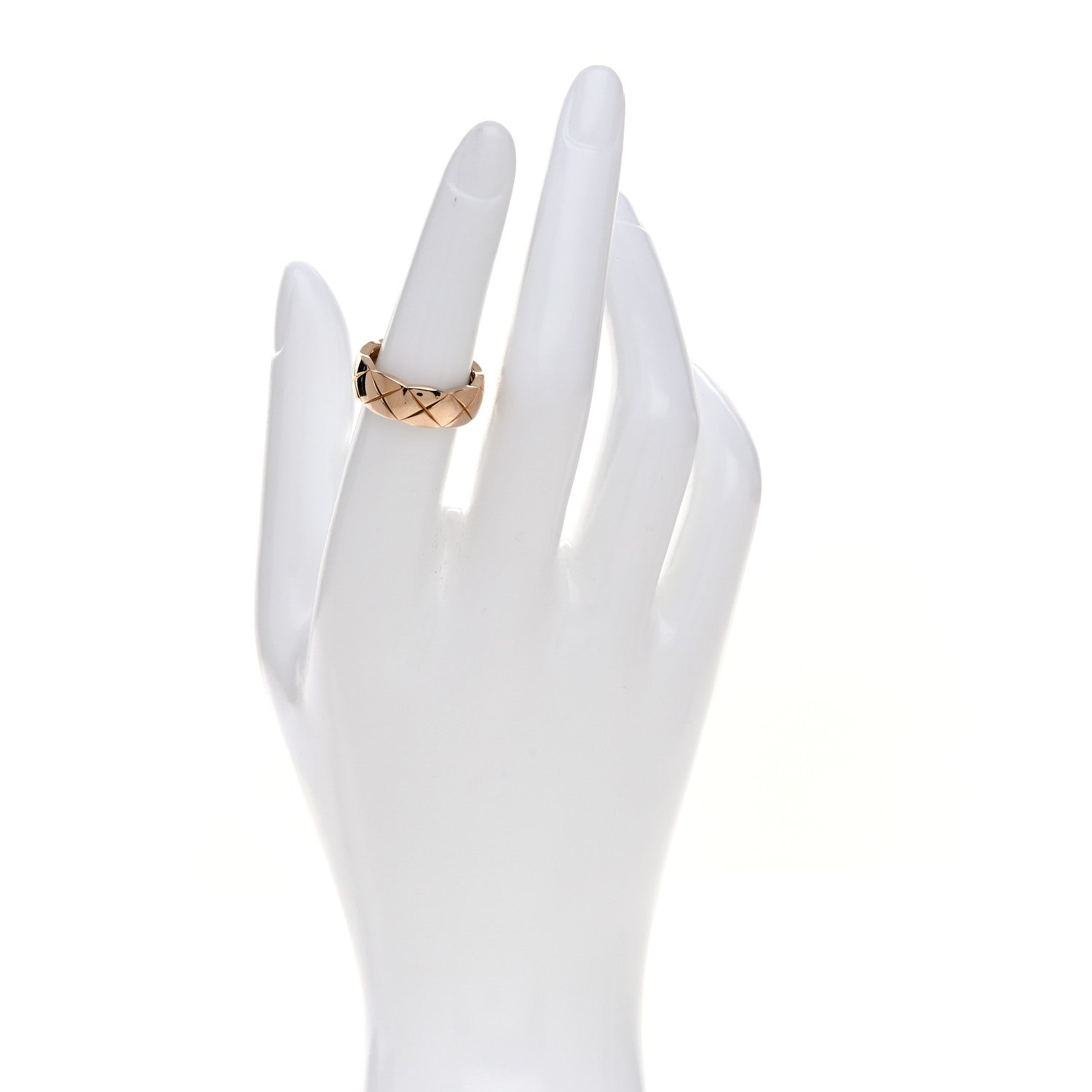 Chanel 18K Beige Gold Small Coco Crush Ring 51 5.75 2 of 7