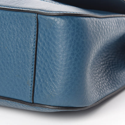 Christian Louboutin Calfskin Sweet Charity Shoulder Bag Blue 10 of 17