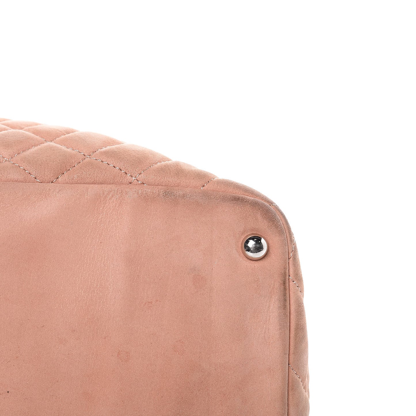 Iridescent Calfskin Large Sea Hit Tote Pink