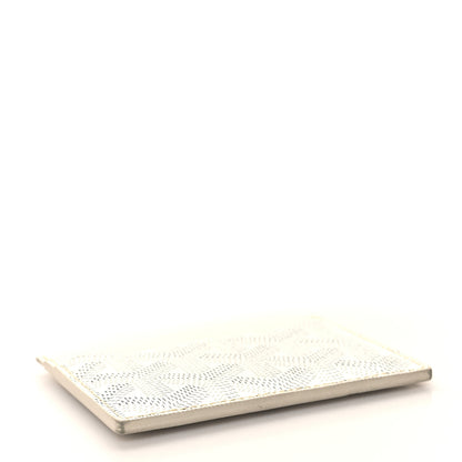 Goyard Goyardine Saint Sulpice Card Holder White 4 of 6