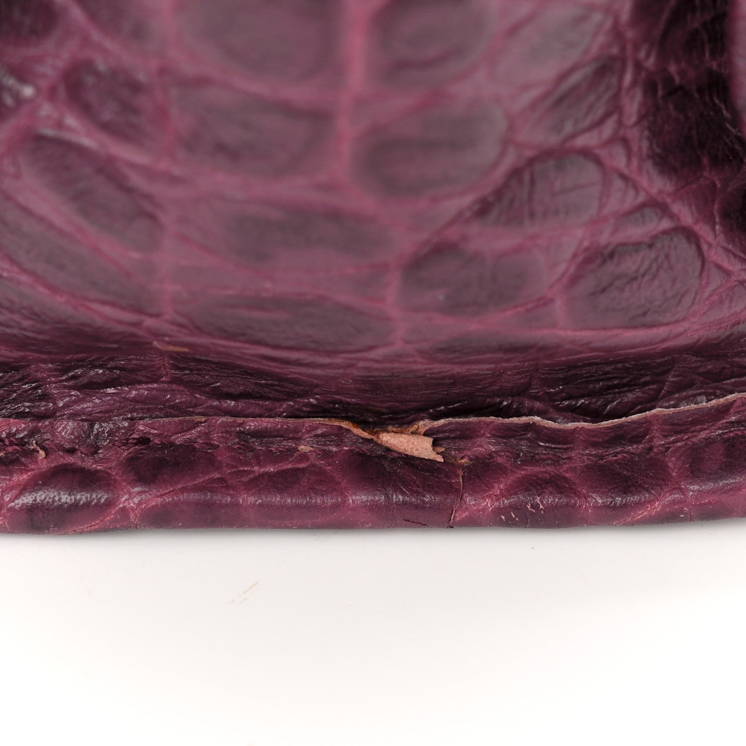 Balenciaga Calfskin Crocodile Embossed Giant 12 Gold Hardware Mini City Violet Prune 13 of 15