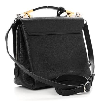 Balenciaga Grained Calfskin Le Dix Mini Soft Cartable Crossbody Black 2 of 9