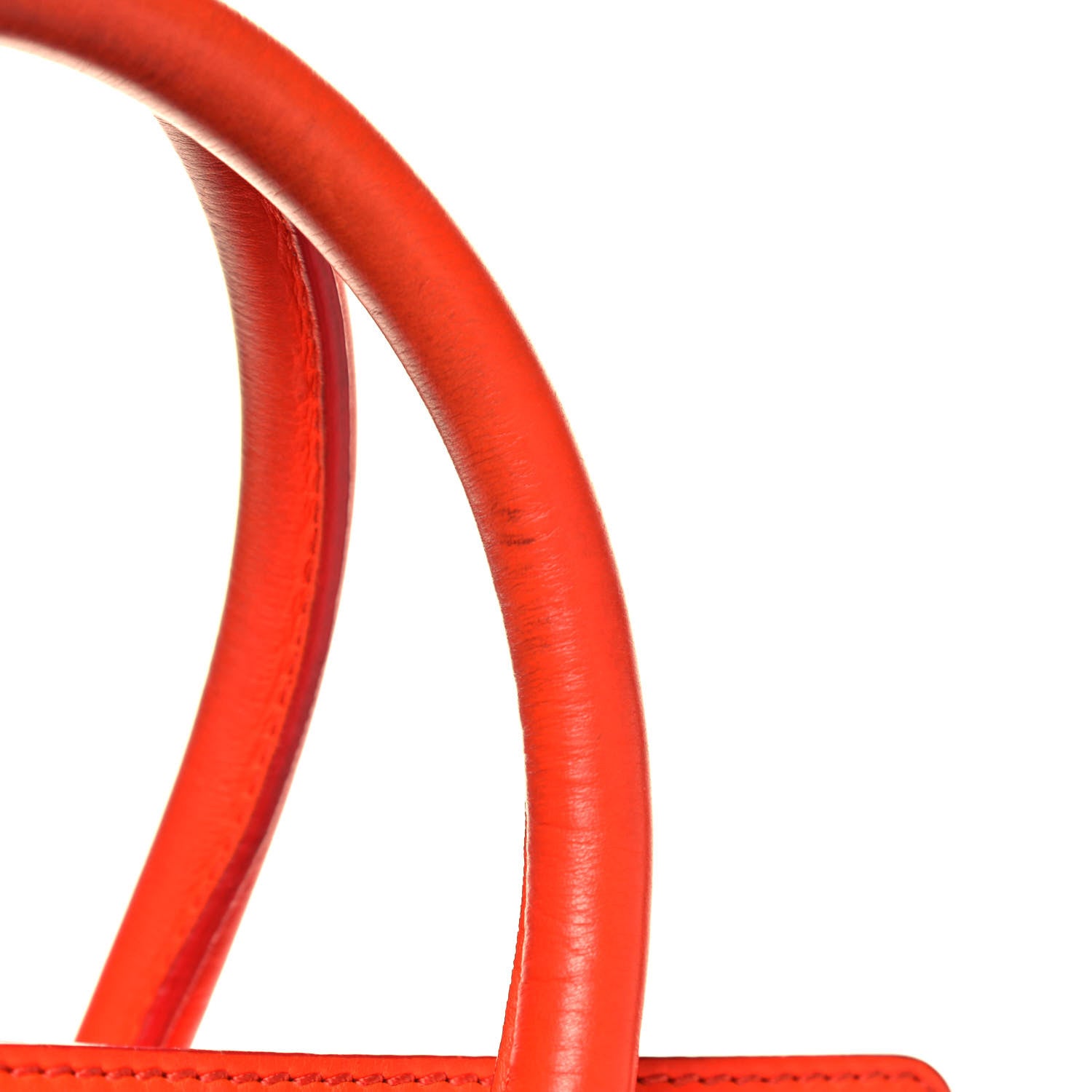 Celine Smooth Calfskin Mini Luggage Orange 25 of 26